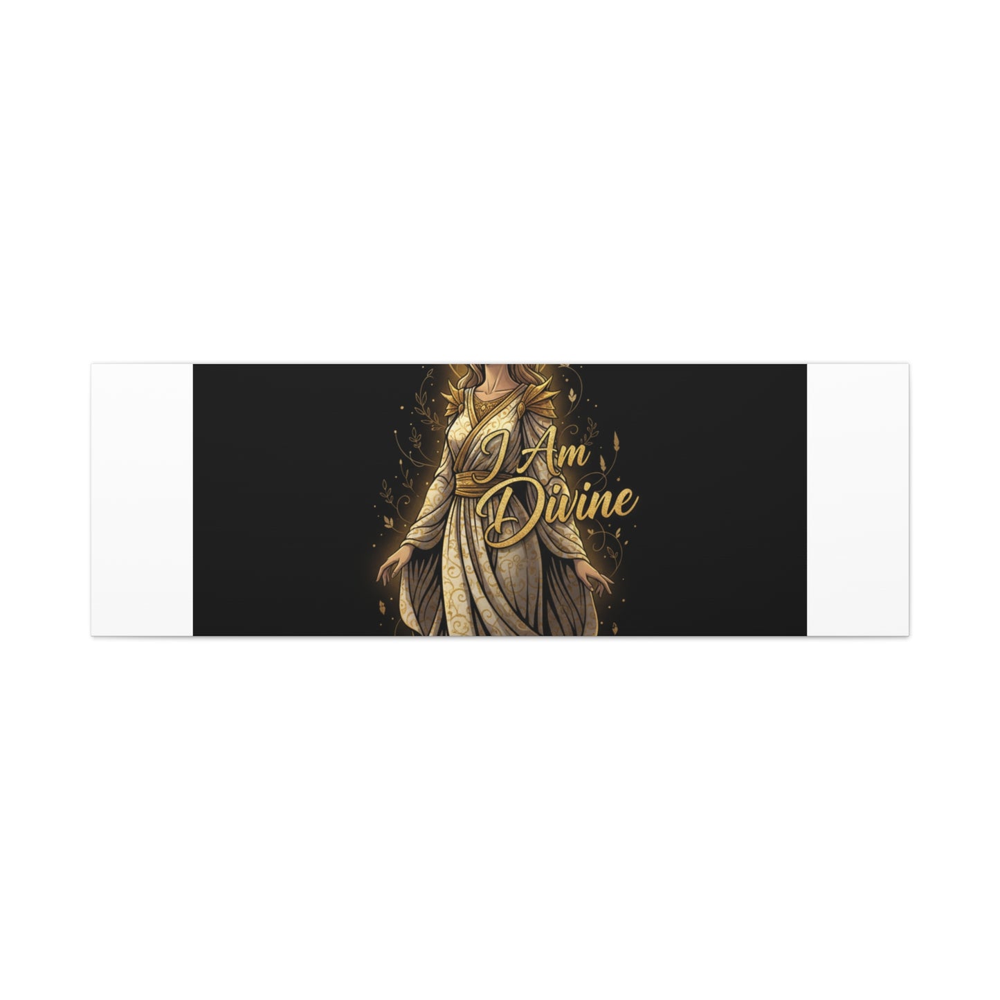 I Am Divine Canvas, Goddess Art Print | Manifest Goddess, Mythic Wall Art